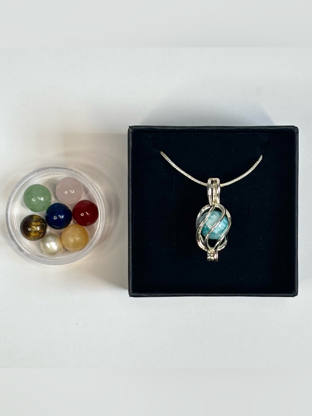Mood cage pendant necklace - Picture 7 of 7